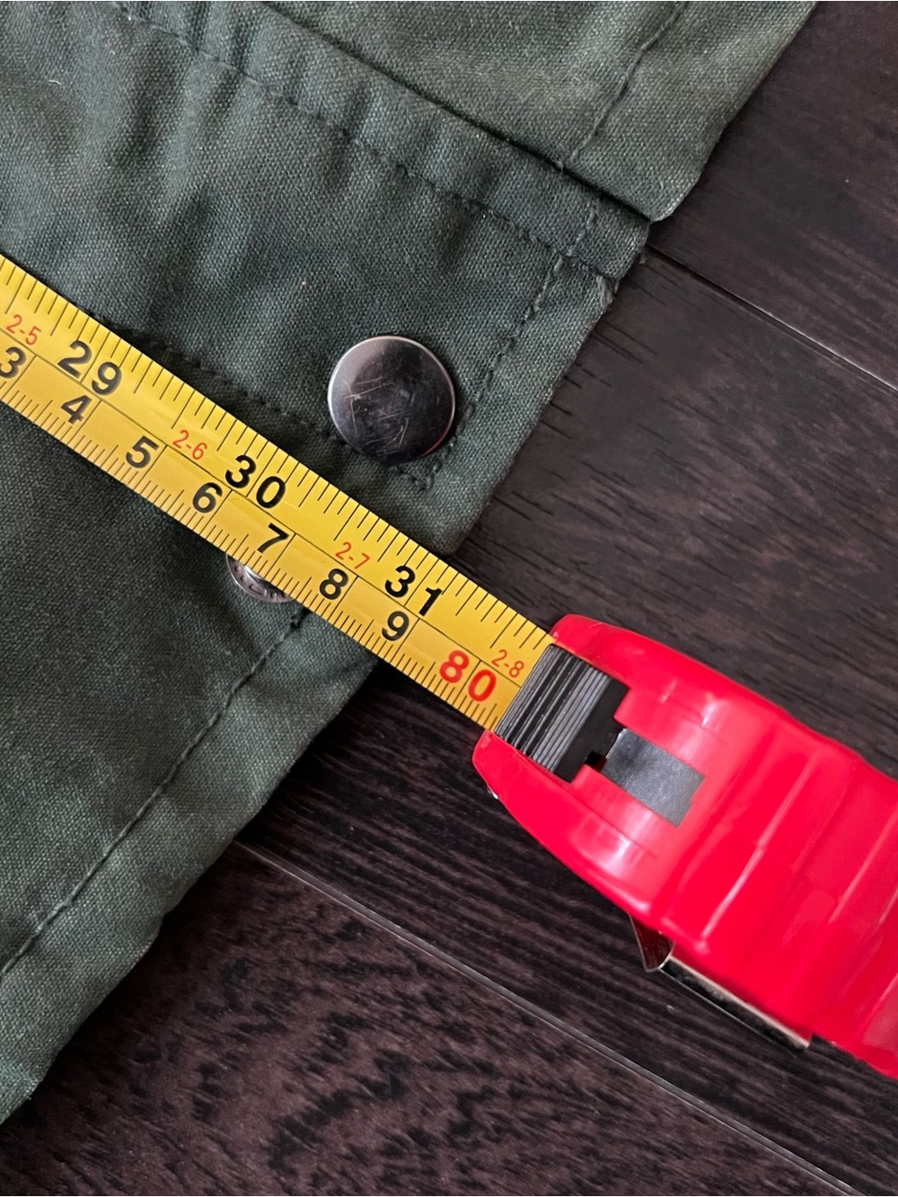 The British Millerain Co Ltd - Olive Green field coat with Black Corduroy Collar - Picture 8 of 8
